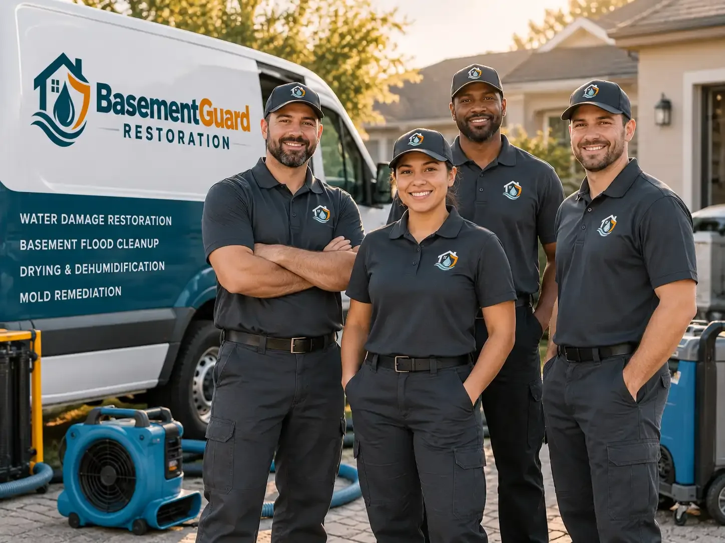 Basement Water Damage Restoration company in Oakland, IA
